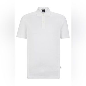 Hugo Boss Polo Shirt - Off White - Size Large